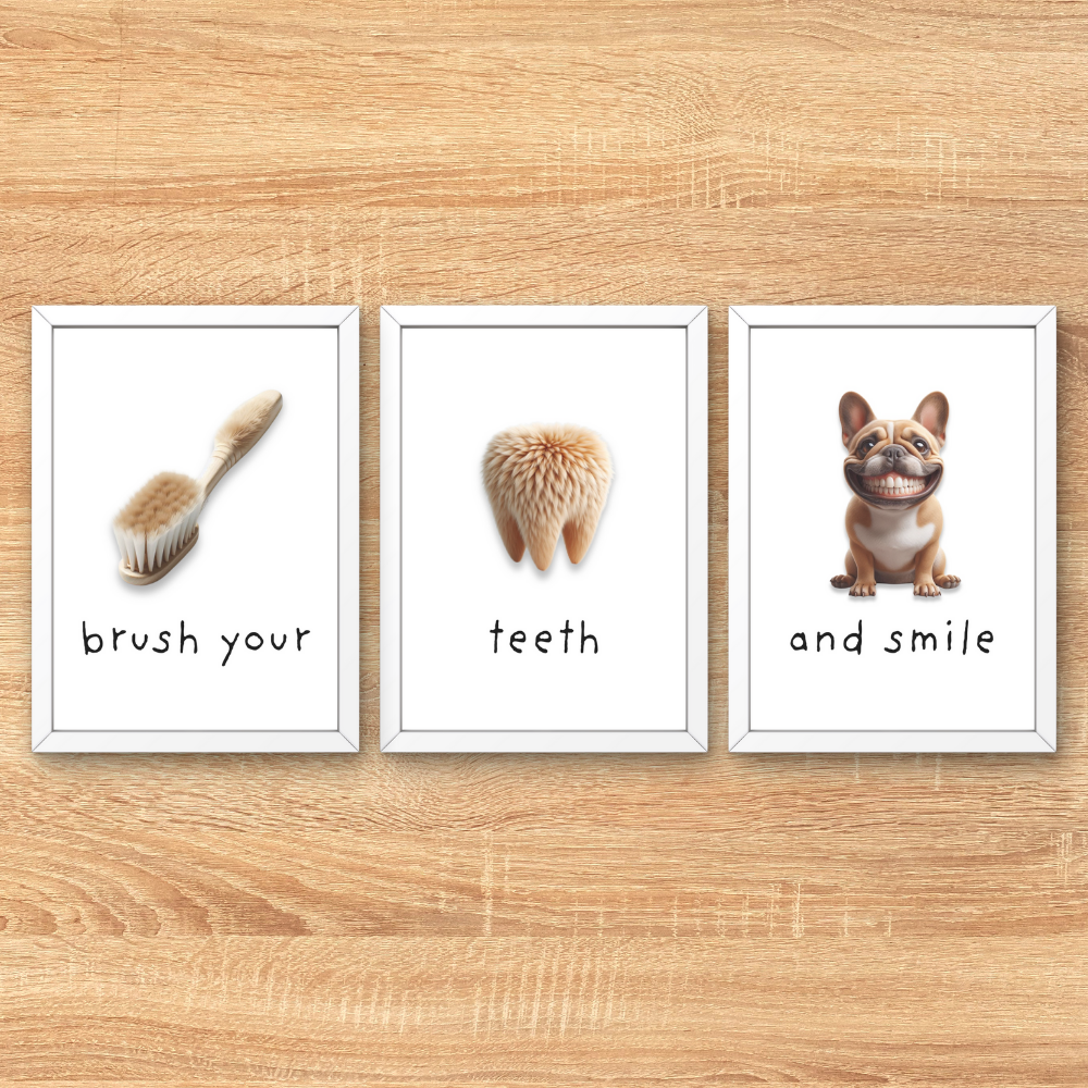 Dentist rooms digital wall art - set of 3 prints