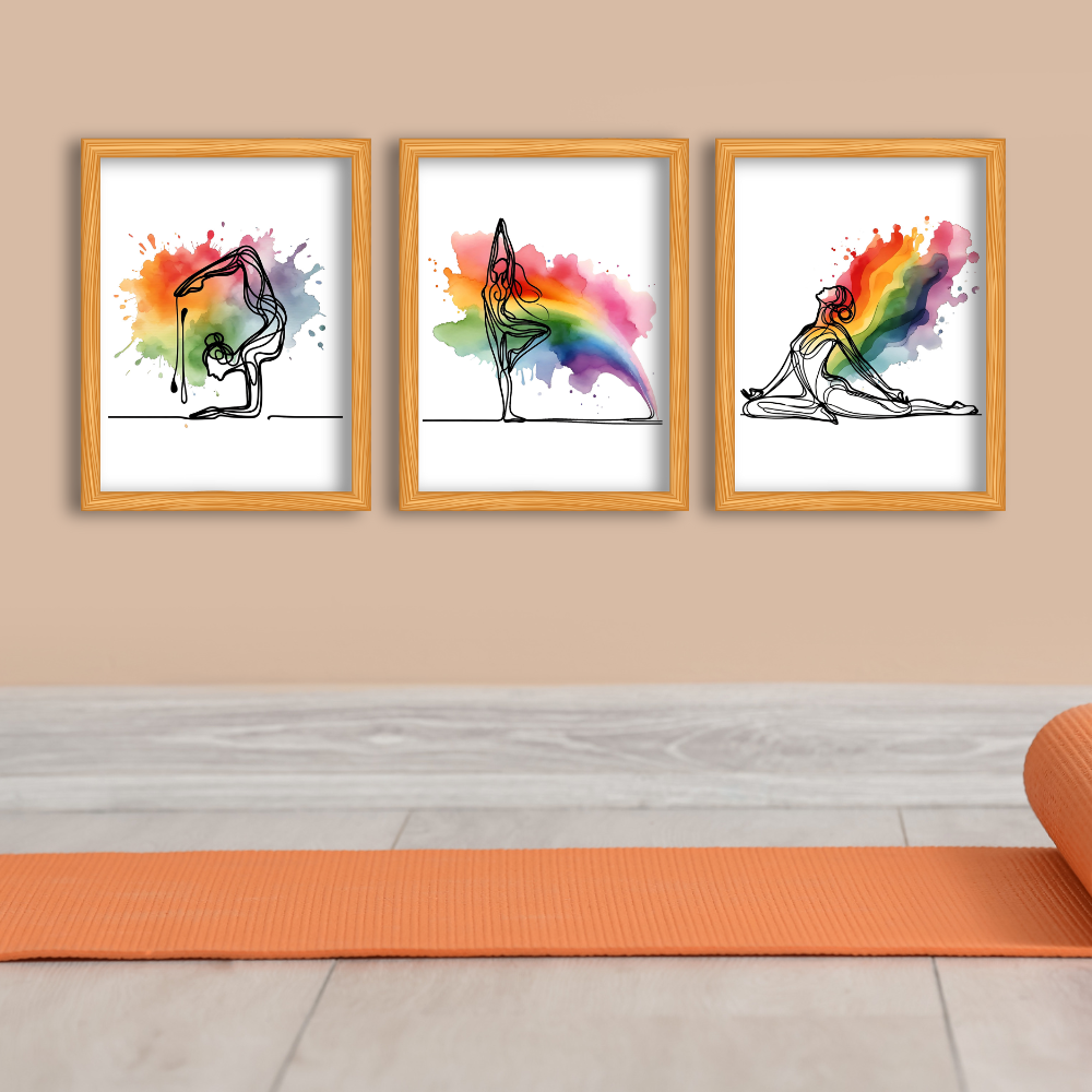 yoga wall art