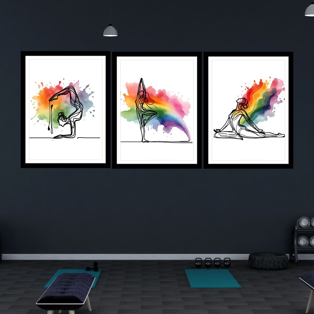 yoga wall art