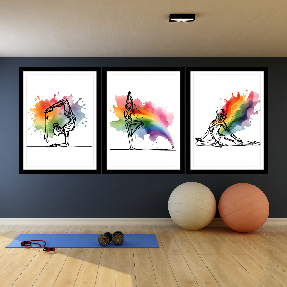 yoga wall art