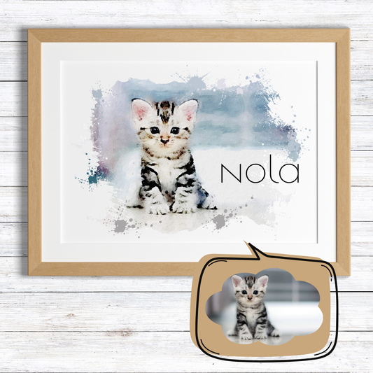 Personalized pet portraits